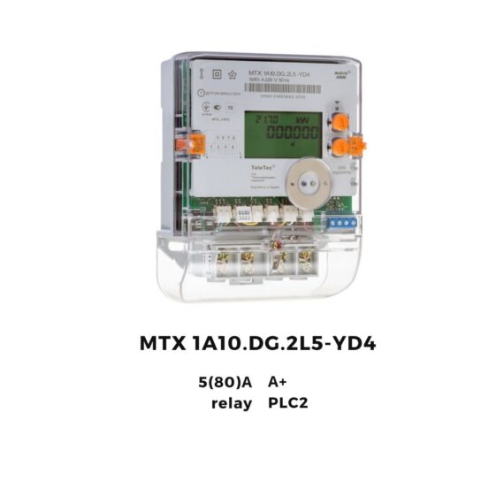 однофазный счетчик MTX 1A10.DG.2L5-YD4